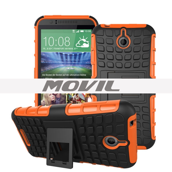 NP-1901 2 en 1 funda para  HTC desire 510 con soporte-11